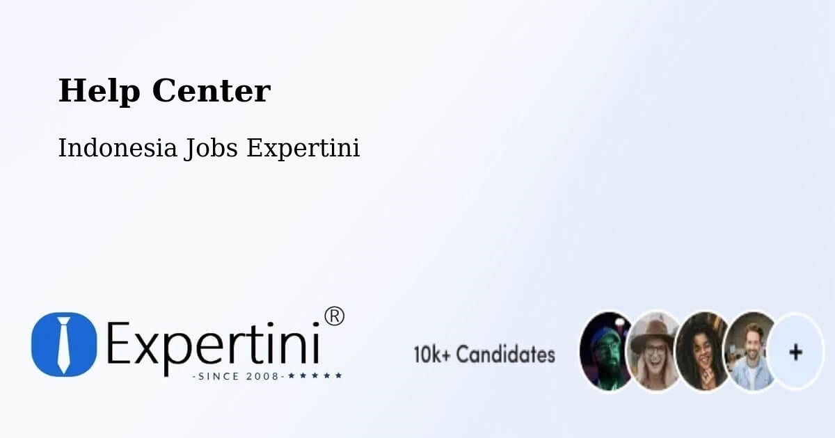 Help Center – Bandung - Indonesia Jobs Expertini